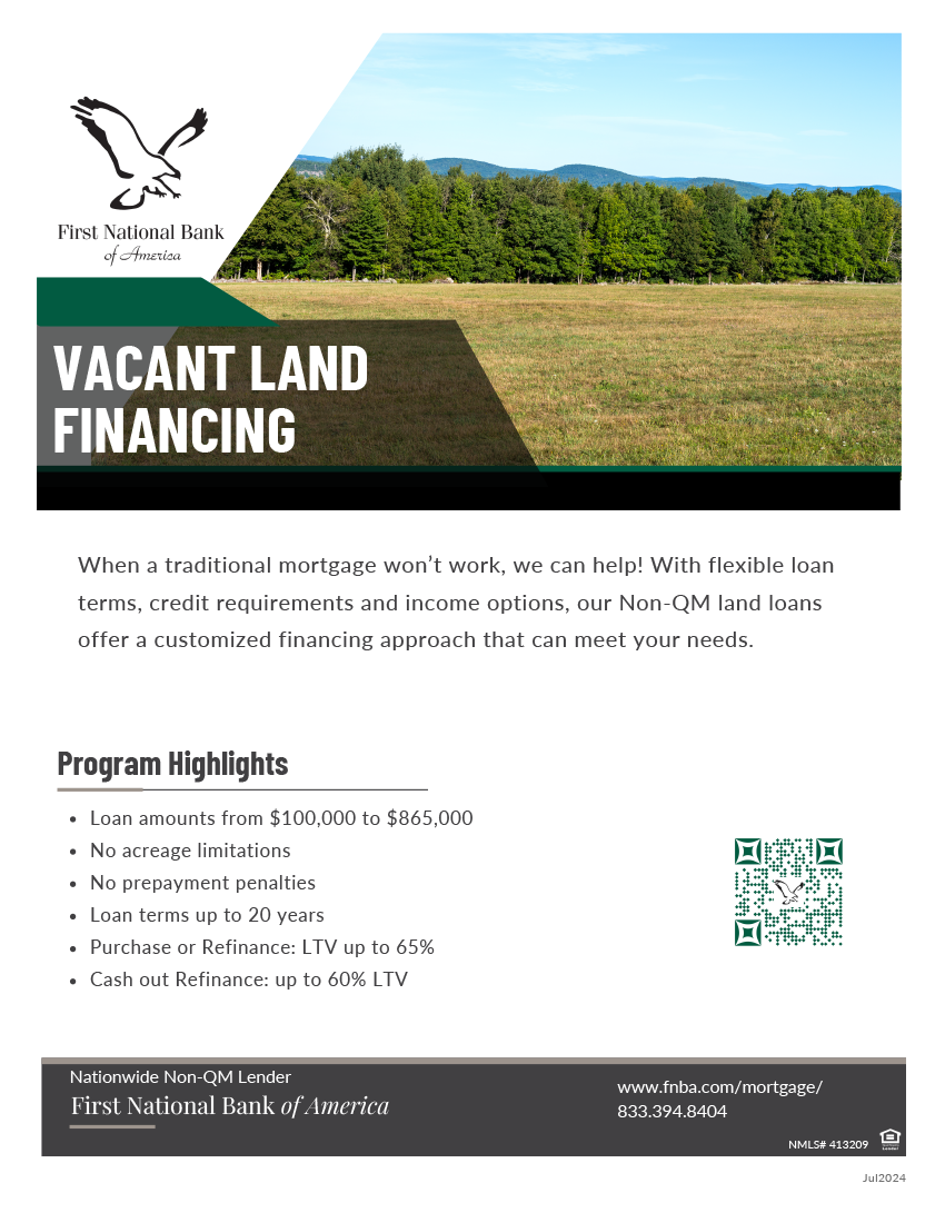 Vacant Land Financing