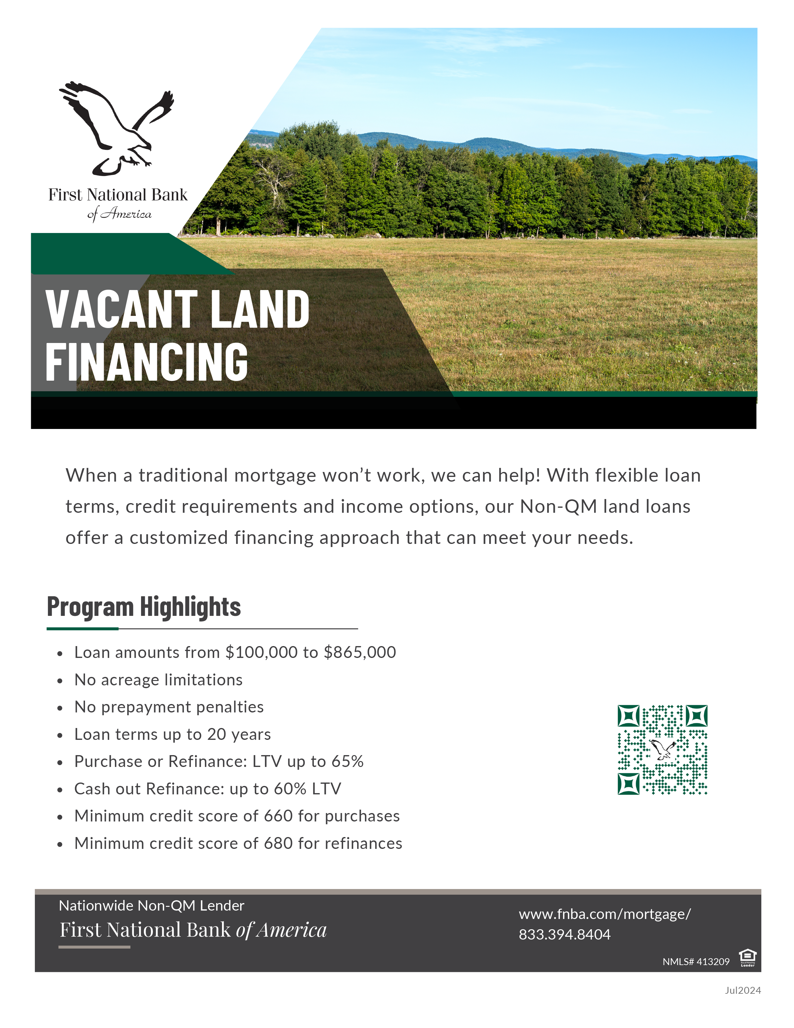 Vacant Land Financing